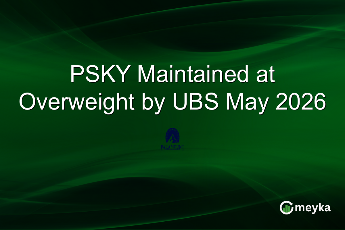 PSKY Maintained at Overweight by UBS May 2026