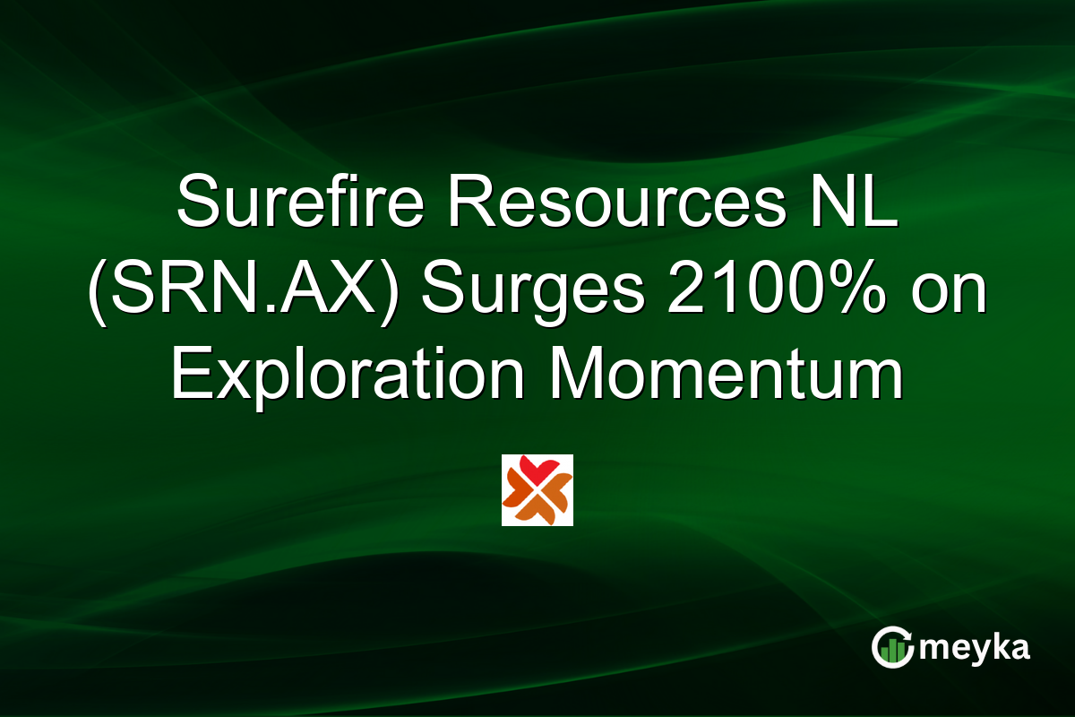 Surefire Resources NL (SRN.AX) Surges 2100% on Exploration Momentum