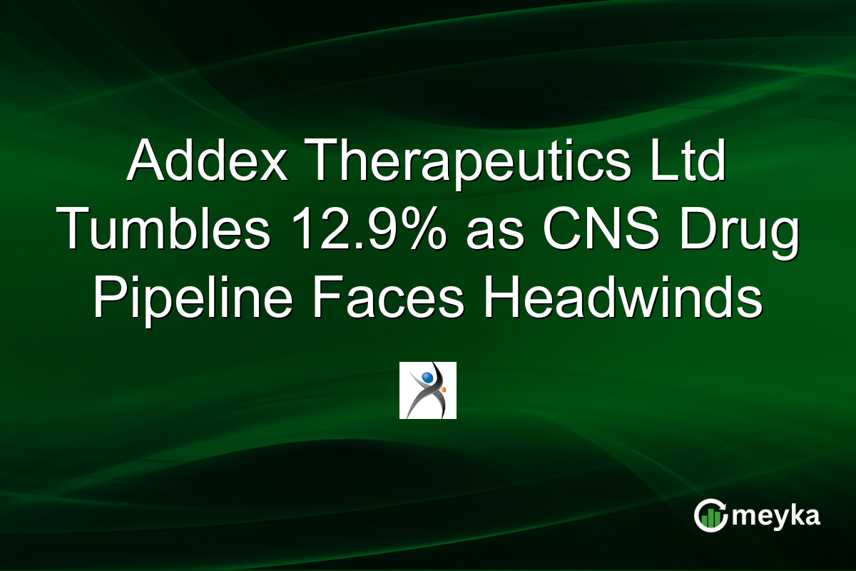 Addex Therapeutics Ltd Tumbles 12.9% as CNS Drug Pipeline Faces Headwinds
