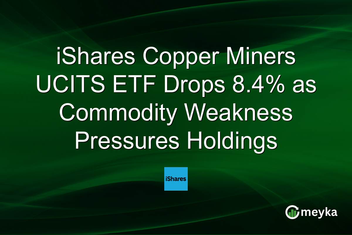 iShares Copper Miners UCITS ETF Drops 8.4% as Commodity Weakness Pressures Holdings