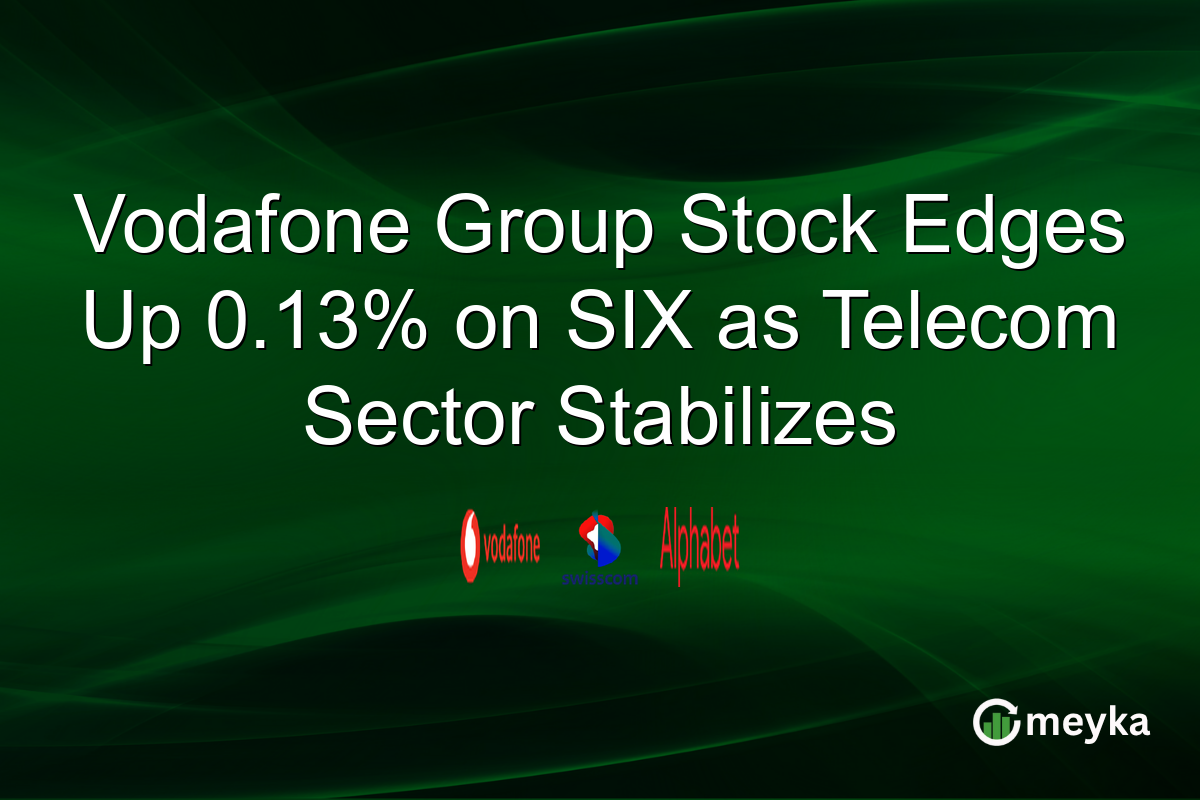 Vodafone Group Stock Edges Up 0.13% on SIX as Telecom Sector Stabilizes