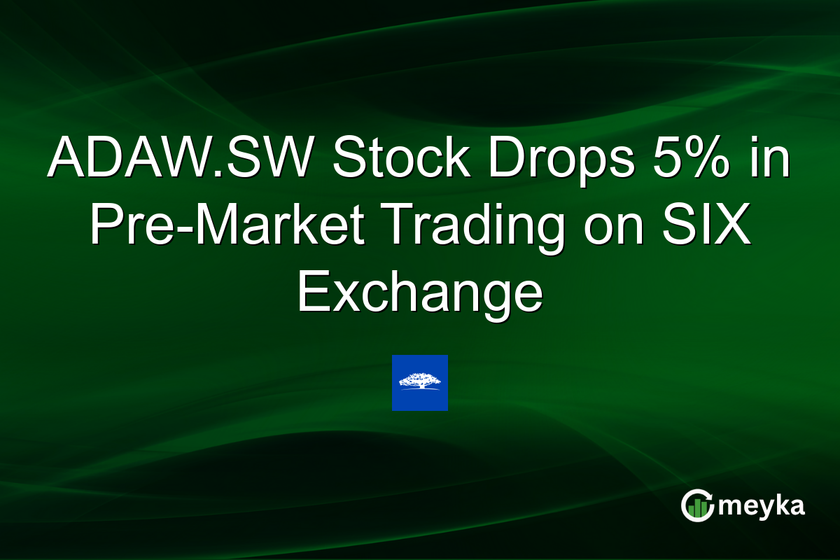 ADAW.SW Stock Drops 5% in Pre-Market Trading on SIX Exchange