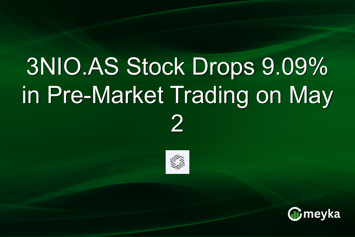 3NIO.AS Stock Drops 9.09% in Pre-Market Trading on May 2