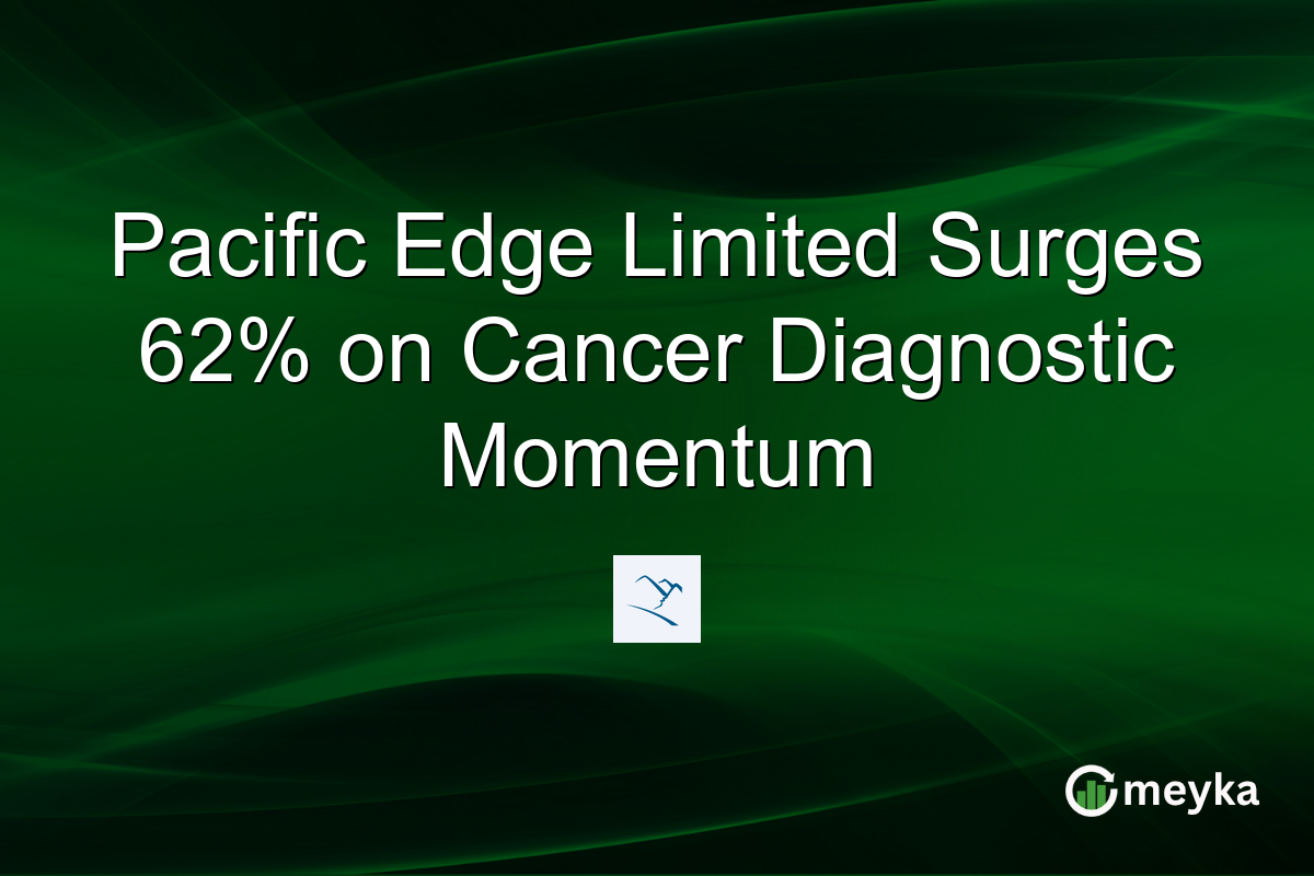 Pacific Edge Limited Surges 62% on Cancer Diagnostic Momentum