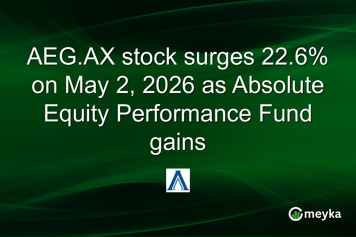 AEG.AX stock surges 22.6% on May 2, 2026 as Absolute Equity Performance Fund gains