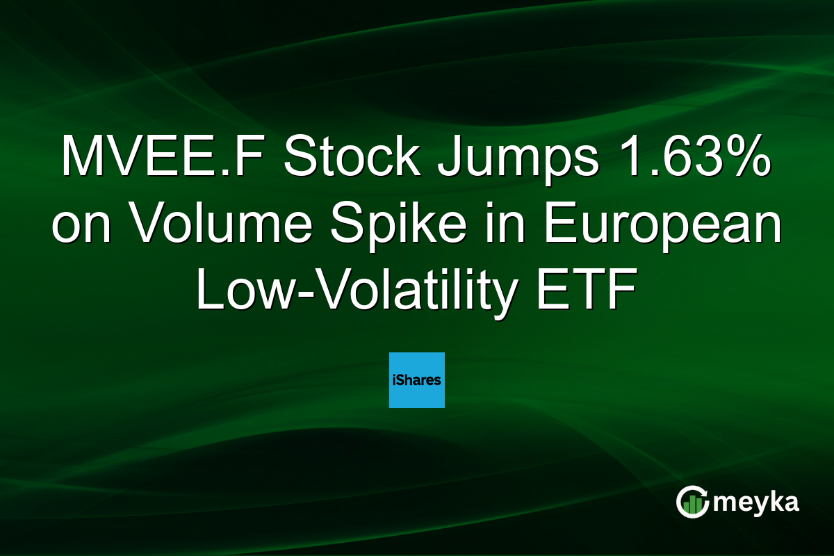 MVEE.F Stock Jumps 1.63% on Volume Spike in European Low-Volatility ETF