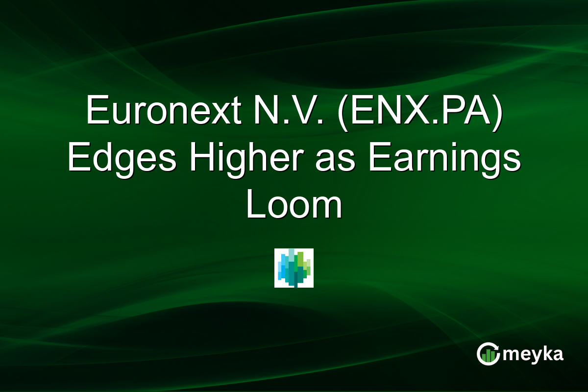 Euronext N.V. (ENX.PA) Edges Higher as Earnings Loom