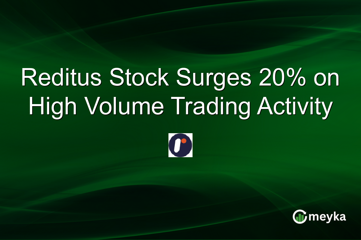 Reditus Stock Surges 20% on High Volume Trading Activity