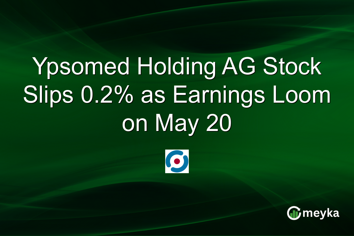 Ypsomed Holding AG Stock Slips 0.2% as Earnings Loom on May 20