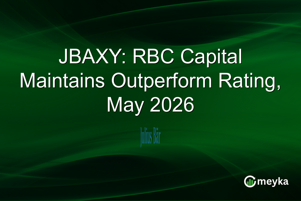 JBAXY: RBC Capital Maintains Outperform Rating, May 2026