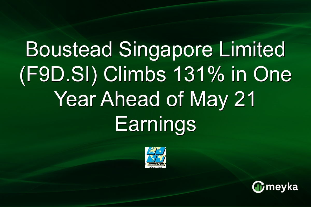 Boustead Singapore Limited (F9D.SI) Climbs 131% in One Year Ahead of May 21 Earnings