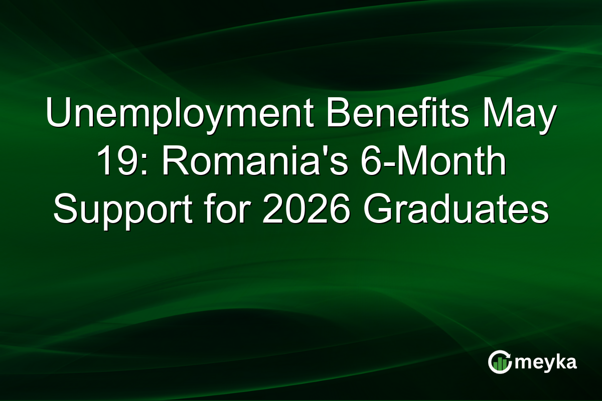 Unemployment Benefits May 19: Romania’s 6-Month Support for 2026 Graduates