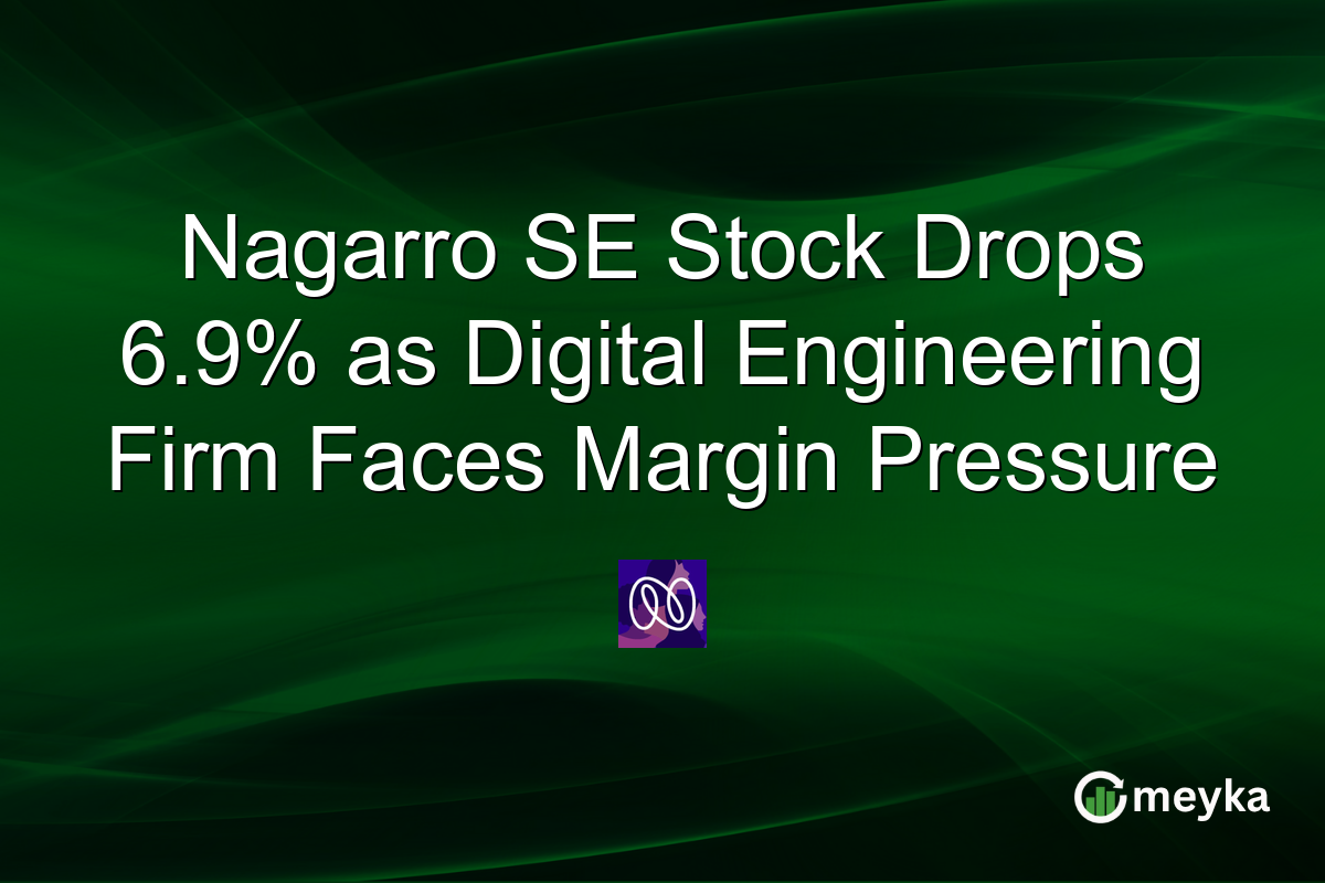 Nagarro SE Stock Drops 6.9% as Digital Engineering Firm Faces Margin Pressure