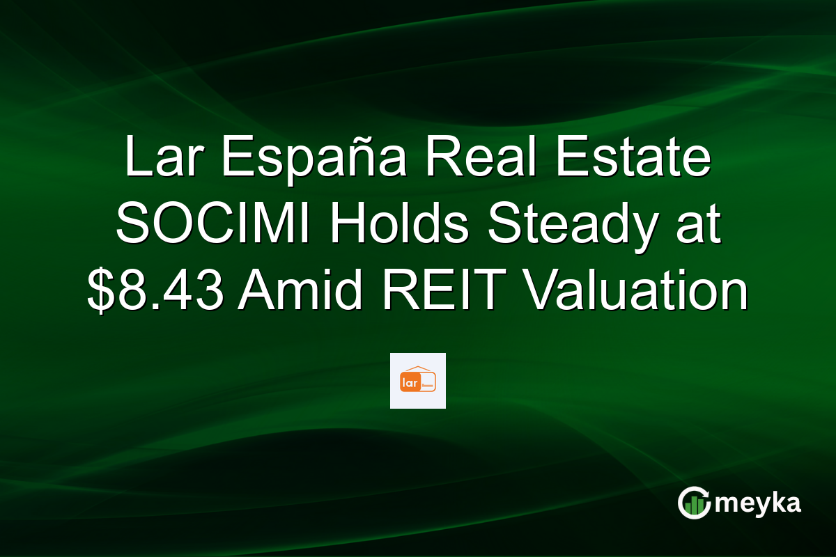 Lar España Real Estate SOCIMI Holds Steady at $8.43 Amid REIT Valuation