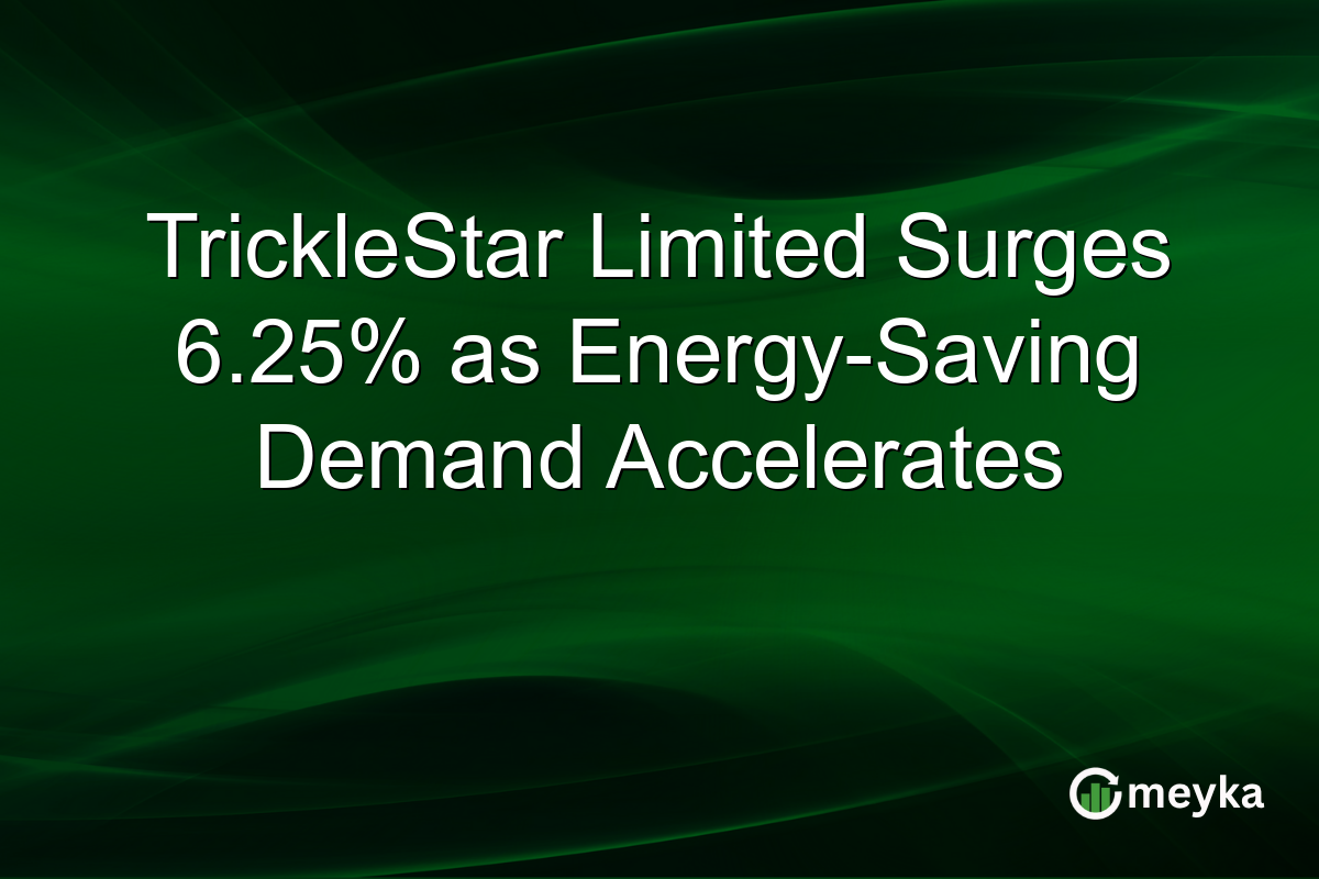 TrickleStar Limited Surges 6.25% as Energy-Saving Demand Accelerates
