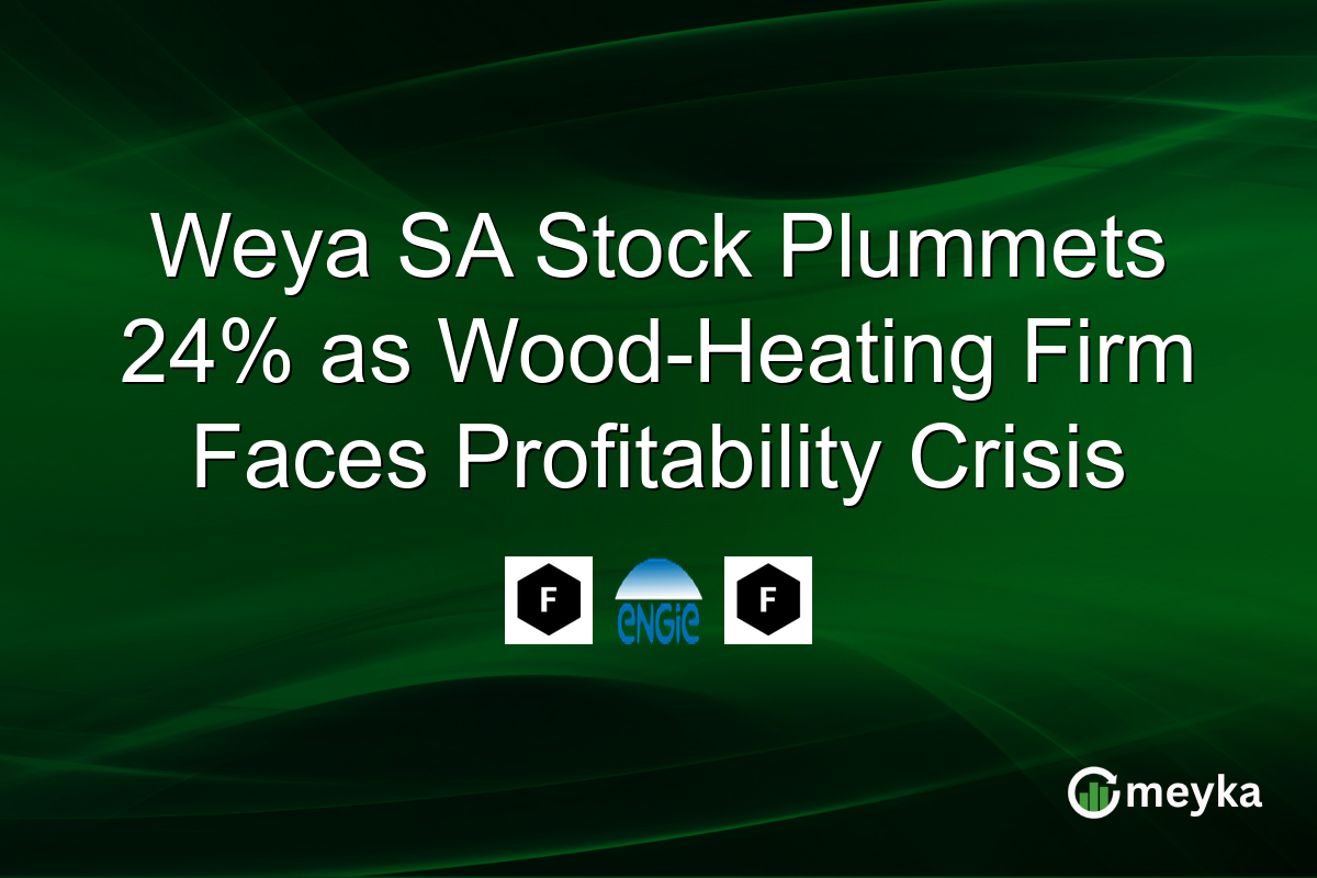 Weya SA Stock Plummets 24% as Wood-Heating Firm Faces Profitability Crisis