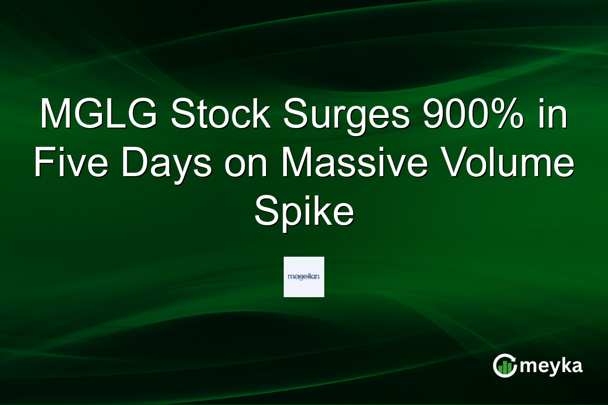 MGLG Stock Surges 900% in Five Days on Massive Volume Spike
