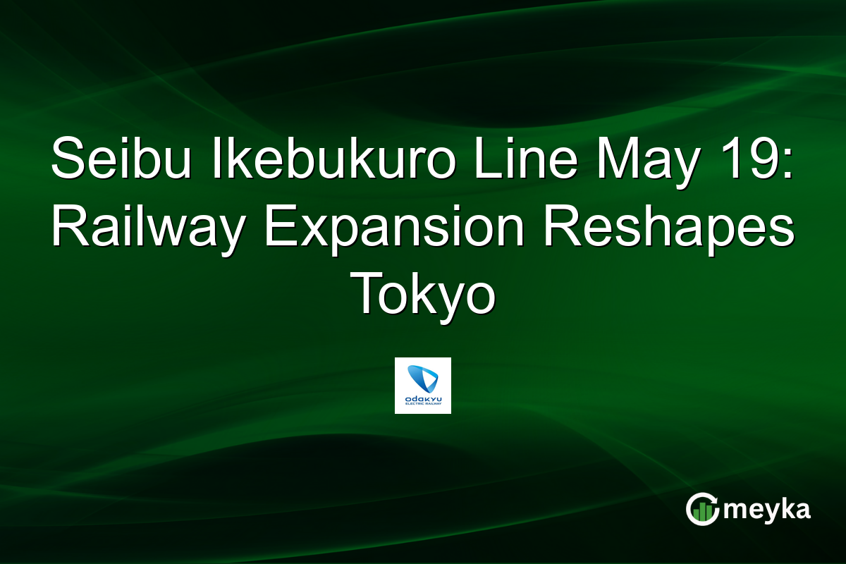 Seibu Ikebukuro Line May 19: Railway Expansion Reshapes Tokyo
