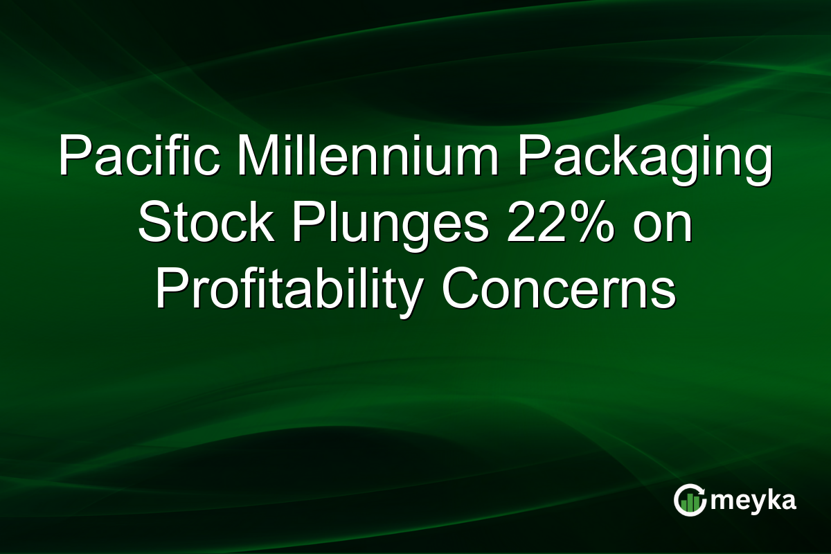 Pacific Millennium Packaging Stock Plunges 22% on Profitability Concerns