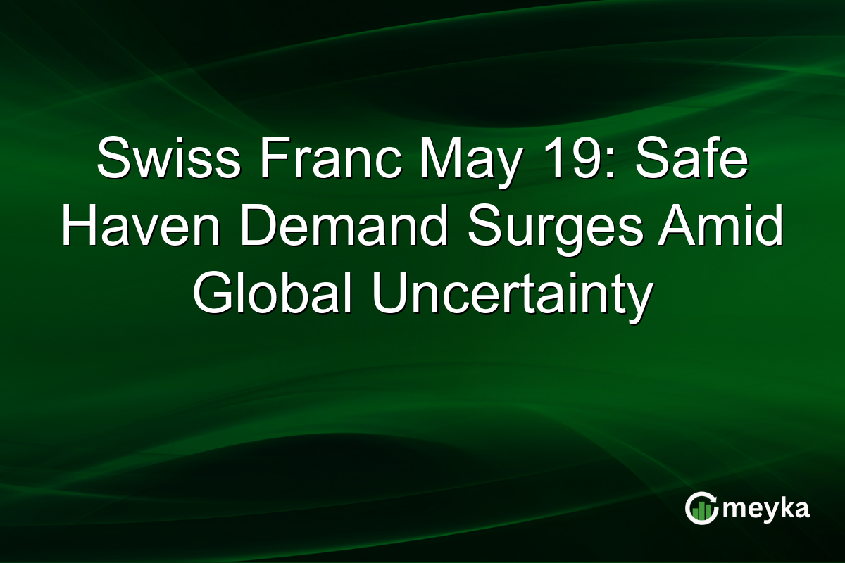 Swiss Franc May 19: Safe Haven Demand Surges Amid Global Uncertainty