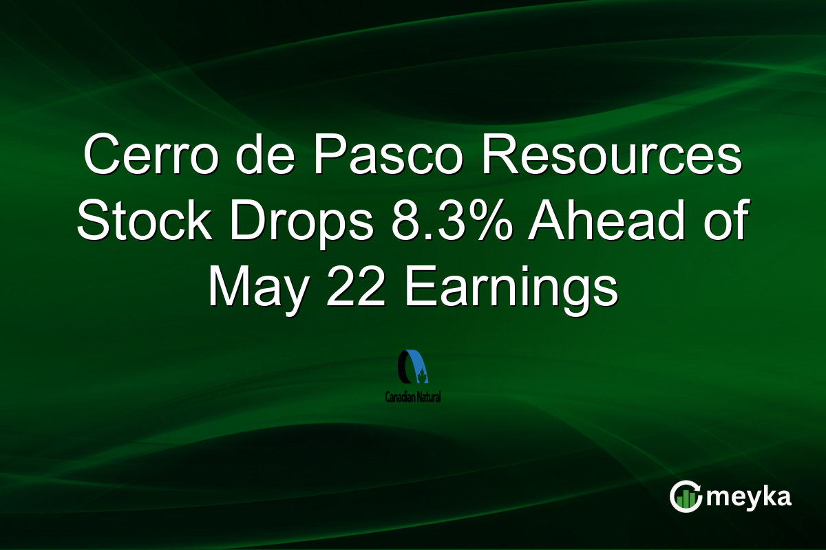 Cerro de Pasco Resources Stock Drops 8.3% Ahead of May 22 Earnings