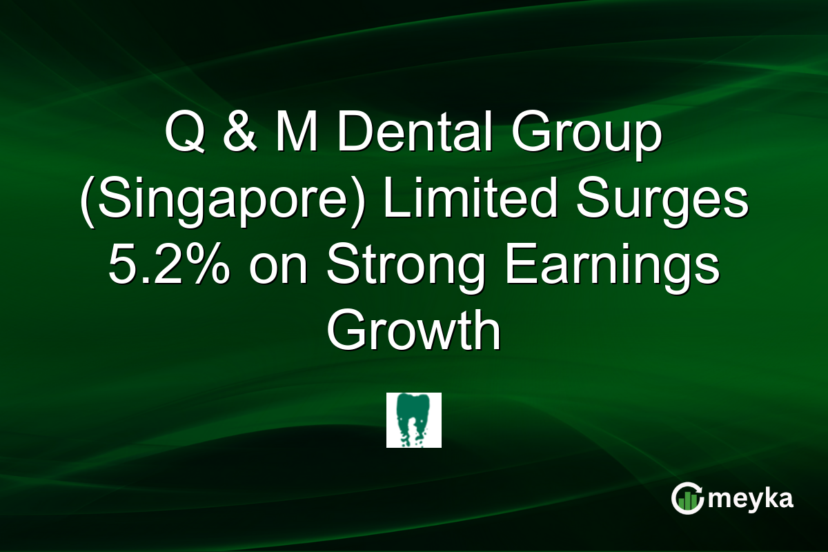 Q & M Dental Group (Singapore) Limited Surges 5.2% on Strong Earnings Growth