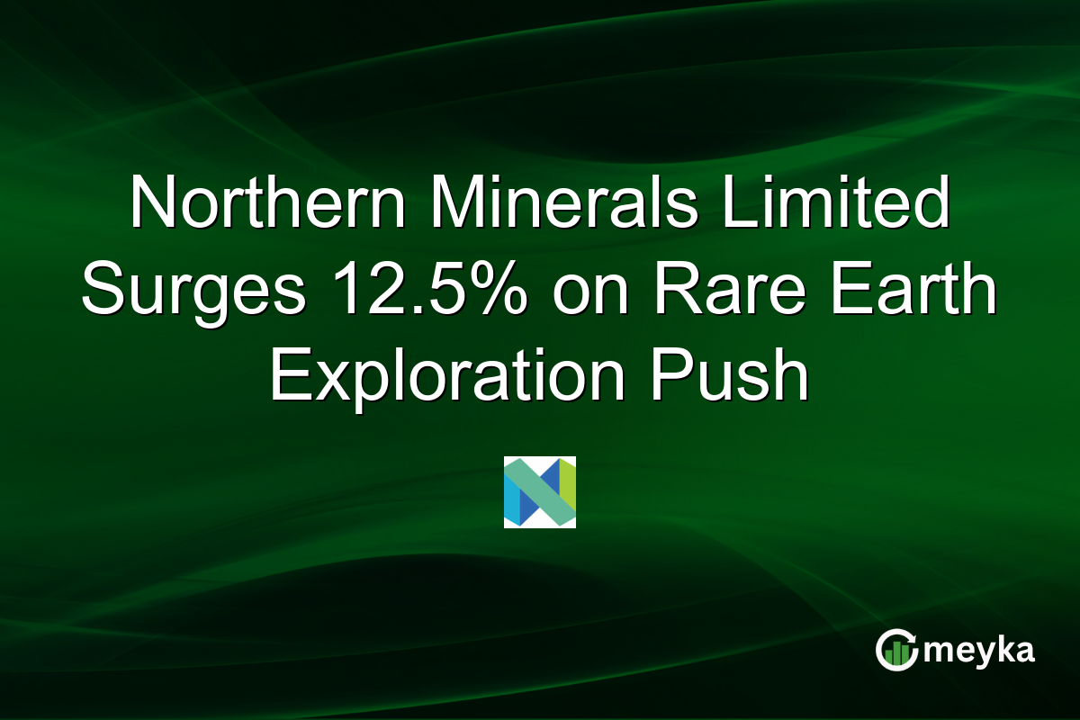 Northern Minerals Limited Surges 12.5% on Rare Earth Exploration Push