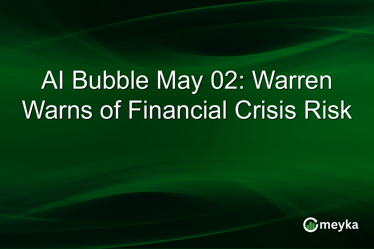 AI Bubble May 02: Warren Warns of Financial Crisis Risk