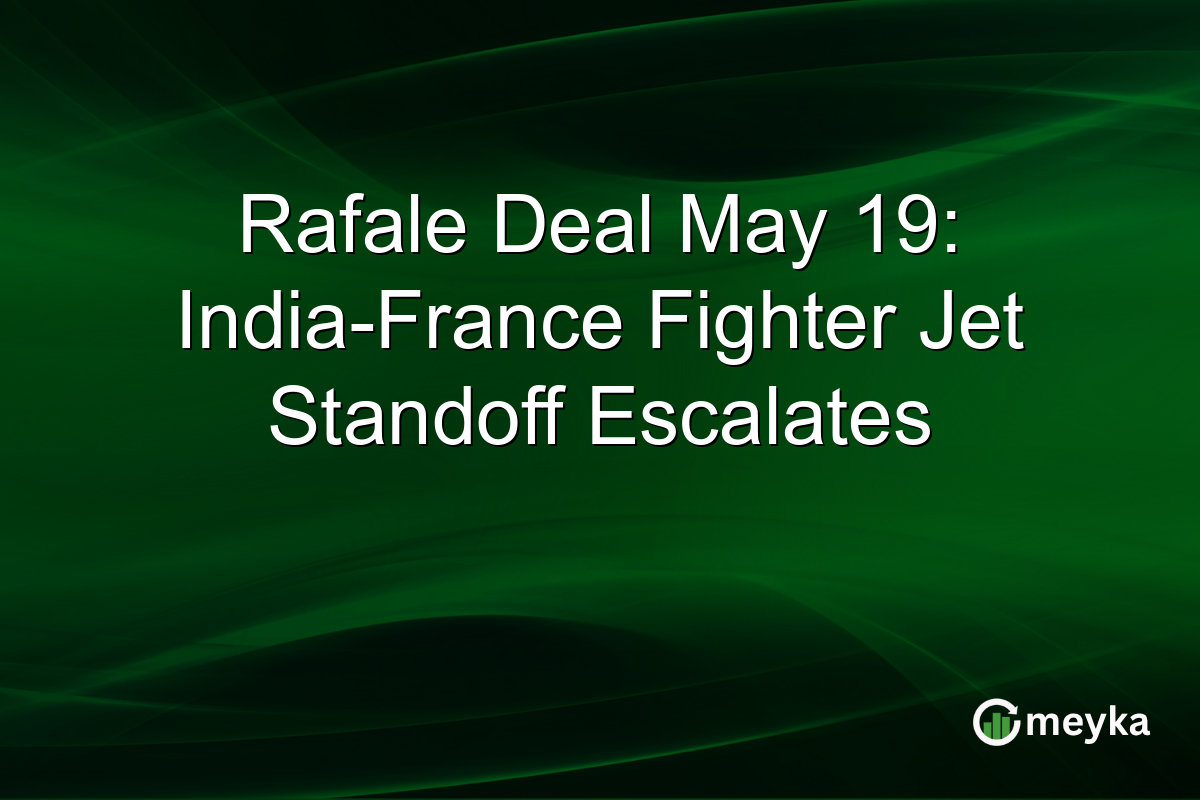 Rafale Deal May 19: India-France Fighter Jet Standoff Escalates
