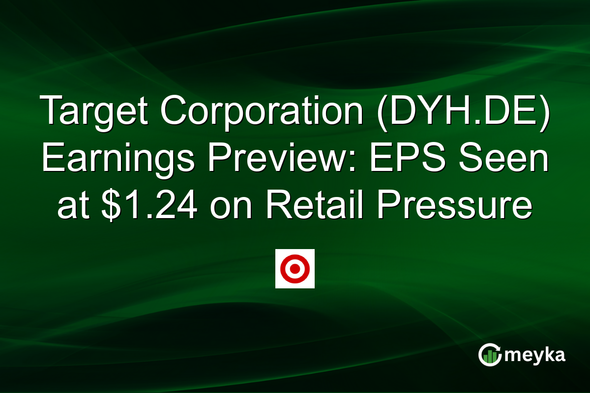 Target Corporation (DYH.DE) Earnings Preview: EPS Seen at $1.24 on Retail Pressure