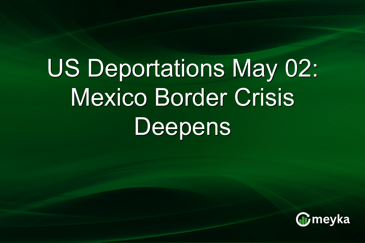 US Deportations May 02: Mexico Border Crisis Deepens