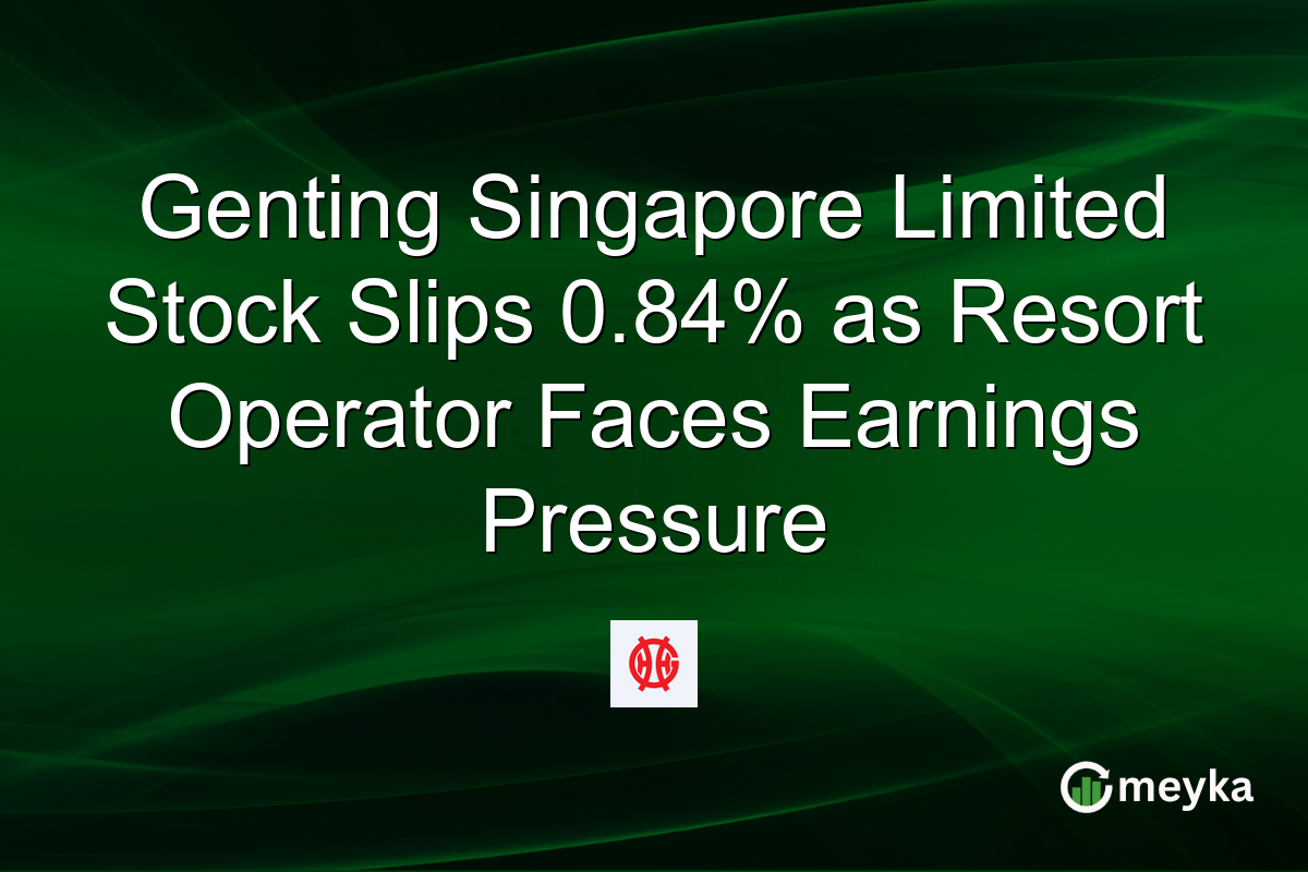 Genting Singapore Limited Stock Slips 0.84% as Resort Operator Faces Earnings Pressure