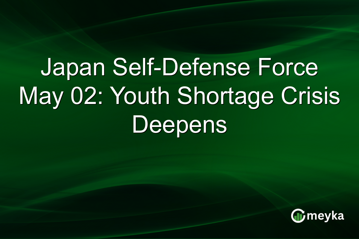 Japan Self-Defense Force May 02: Youth Shortage Crisis Deepens