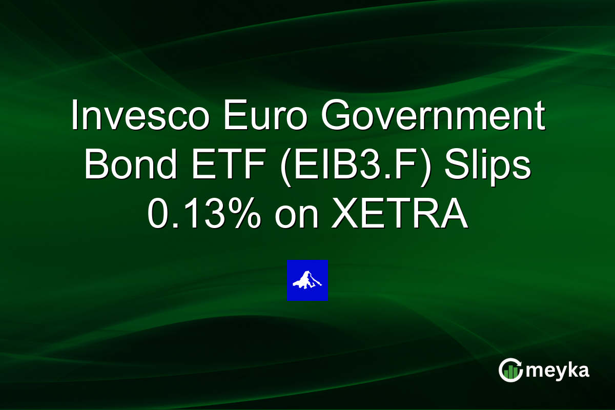 Invesco Euro Government Bond ETF (EIB3.F) Slips 0.13% on XETRA