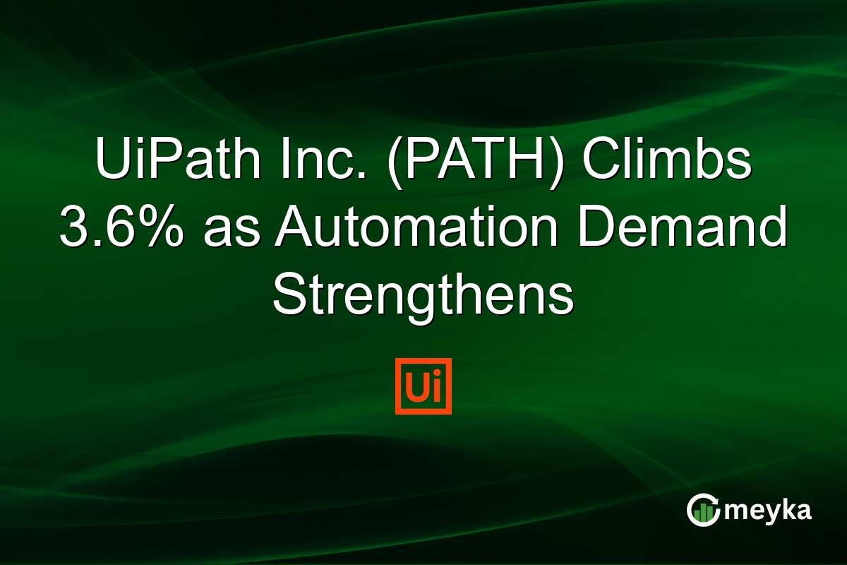 UiPath Inc. (PATH) Climbs 3.6% as Automation Demand Strengthens