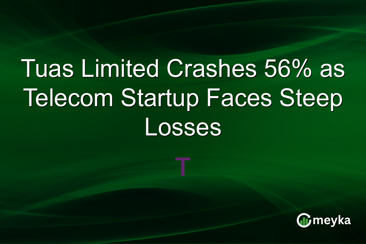 Tuas Limited Crashes 56% as Telecom Startup Faces Steep Losses