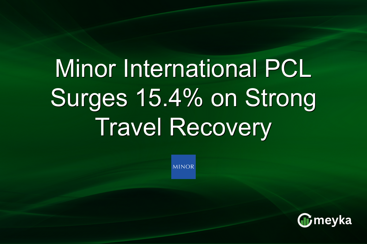 Minor International PCL Surges 15.4% on Strong Travel Recovery