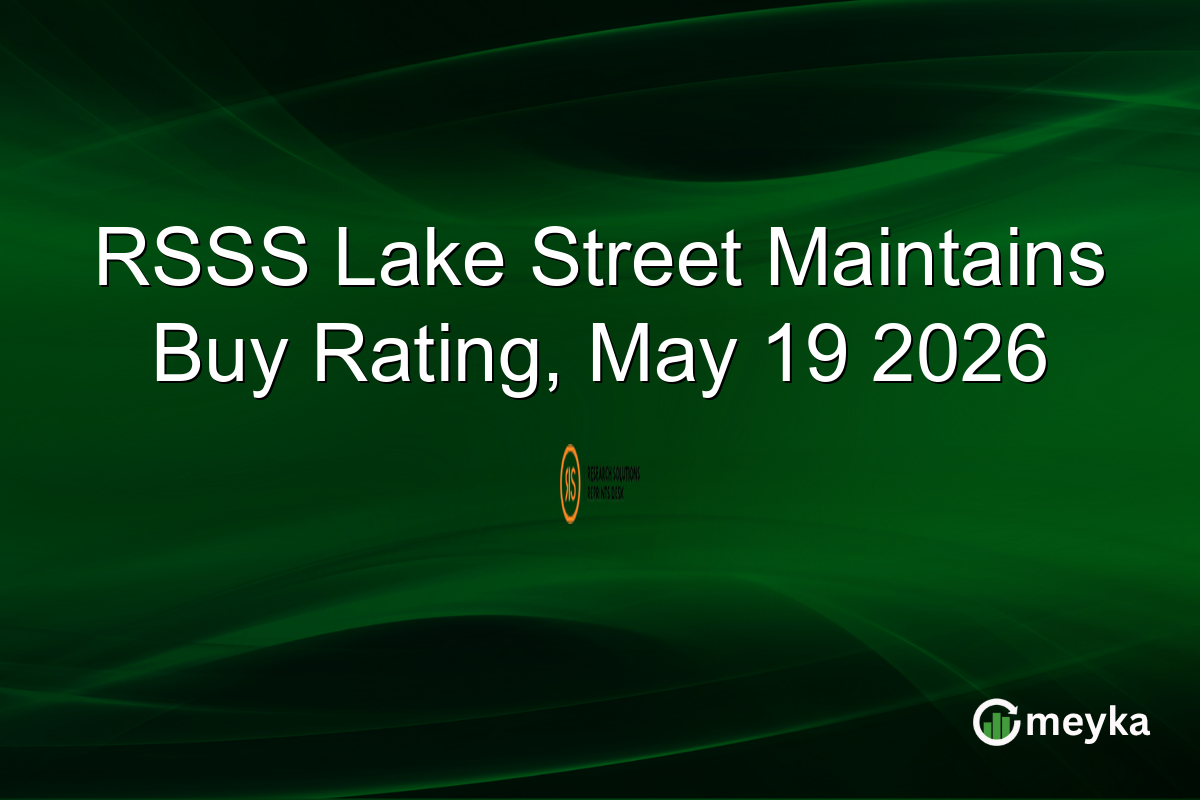 RSSS Lake Street Maintains Buy Rating, May 19 2026