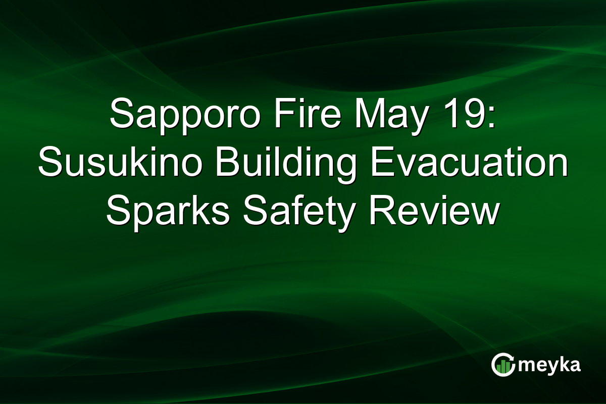 Sapporo Fire May 19: Susukino Building Evacuation Sparks Safety Review