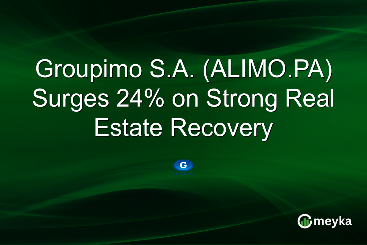 Groupimo S.A. (ALIMO.PA) Surges 24% on Strong Real Estate Recovery