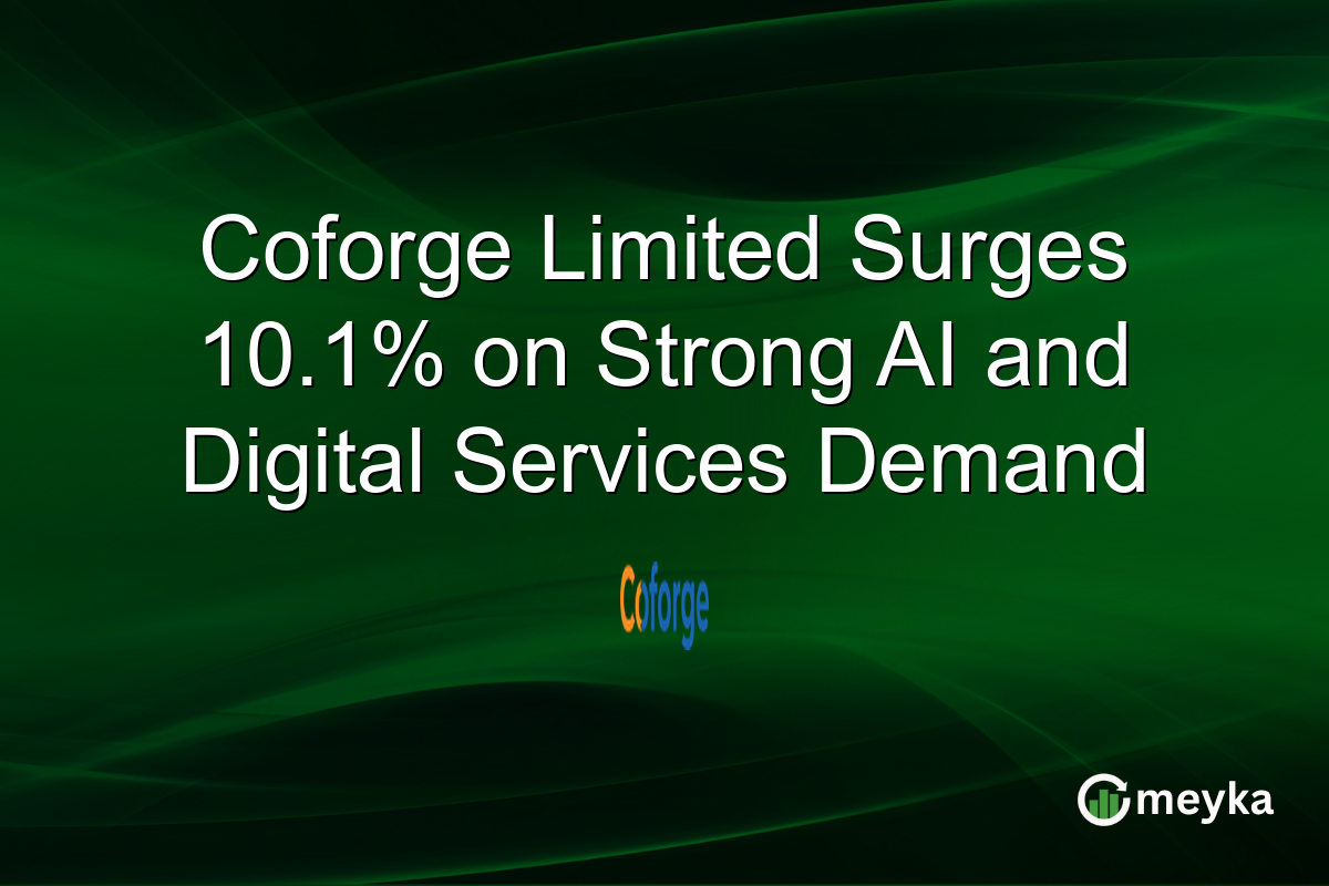 Coforge Limited Surges 10.1% on Strong AI and Digital Services Demand