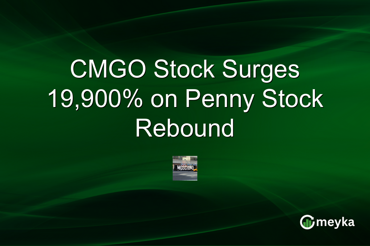 CMGO Stock Surges 19,900% on Penny Stock Rebound