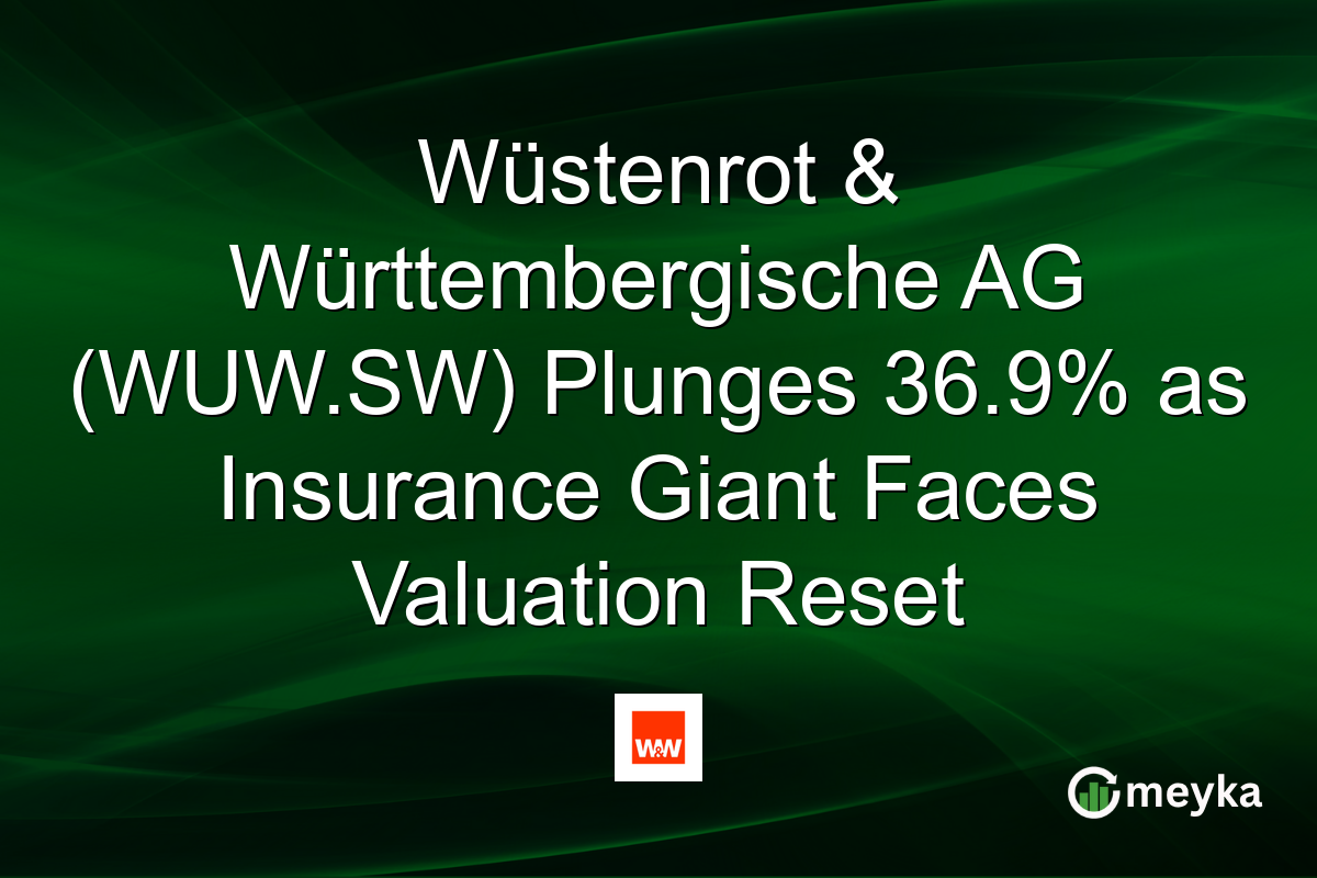 Wüstenrot & Württembergische AG (WUW.SW) Plunges 36.9% as Insurance Giant Faces Valuation Reset