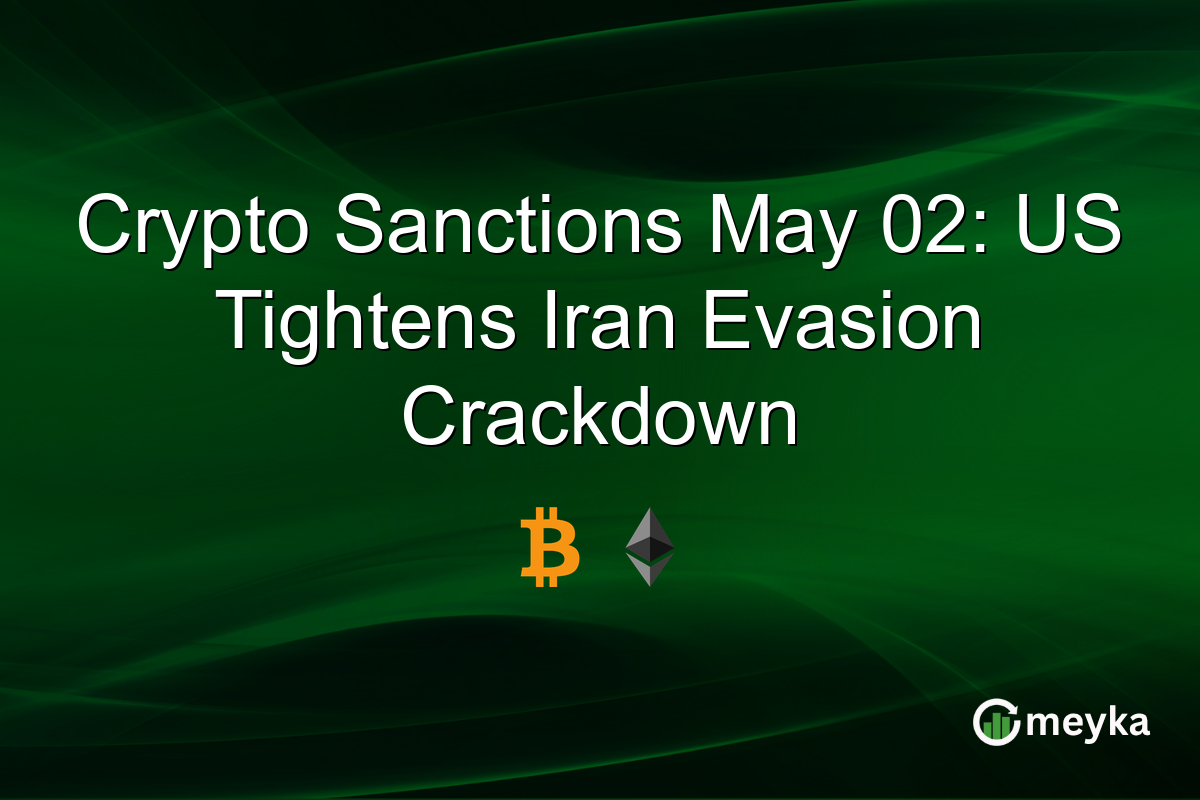 Crypto Sanctions May 02: US Tightens Iran Evasion Crackdown