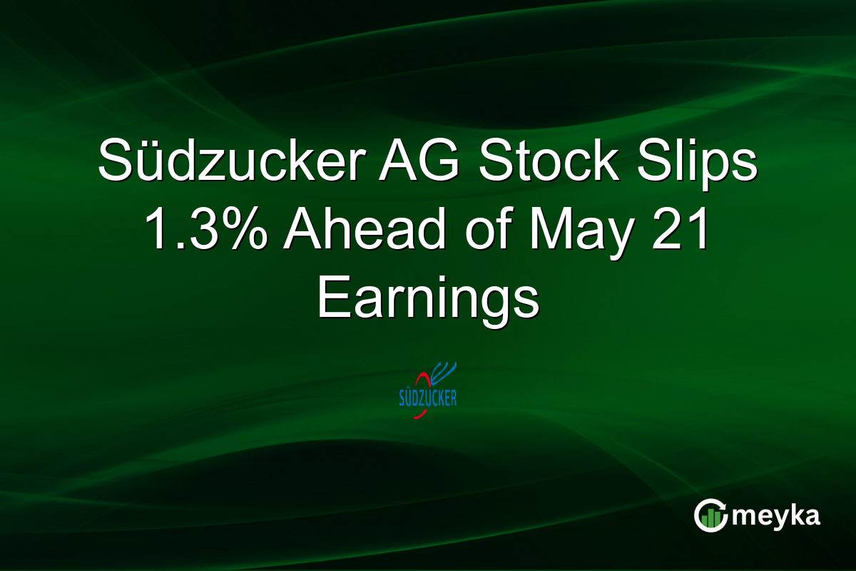 Südzucker AG Stock Slips 1.3% Ahead of May 21 Earnings