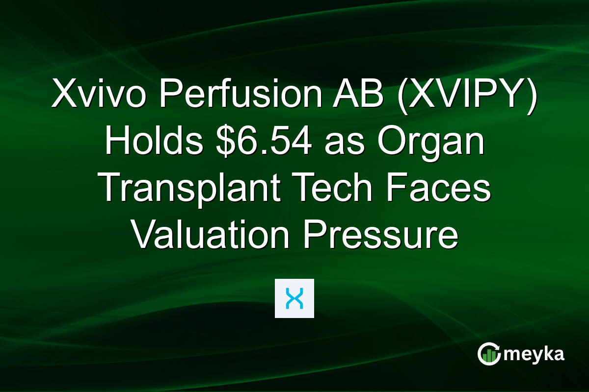 Xvivo Perfusion AB (XVIPY) Holds $6.54 as Organ Transplant Tech Faces Valuation Pressure