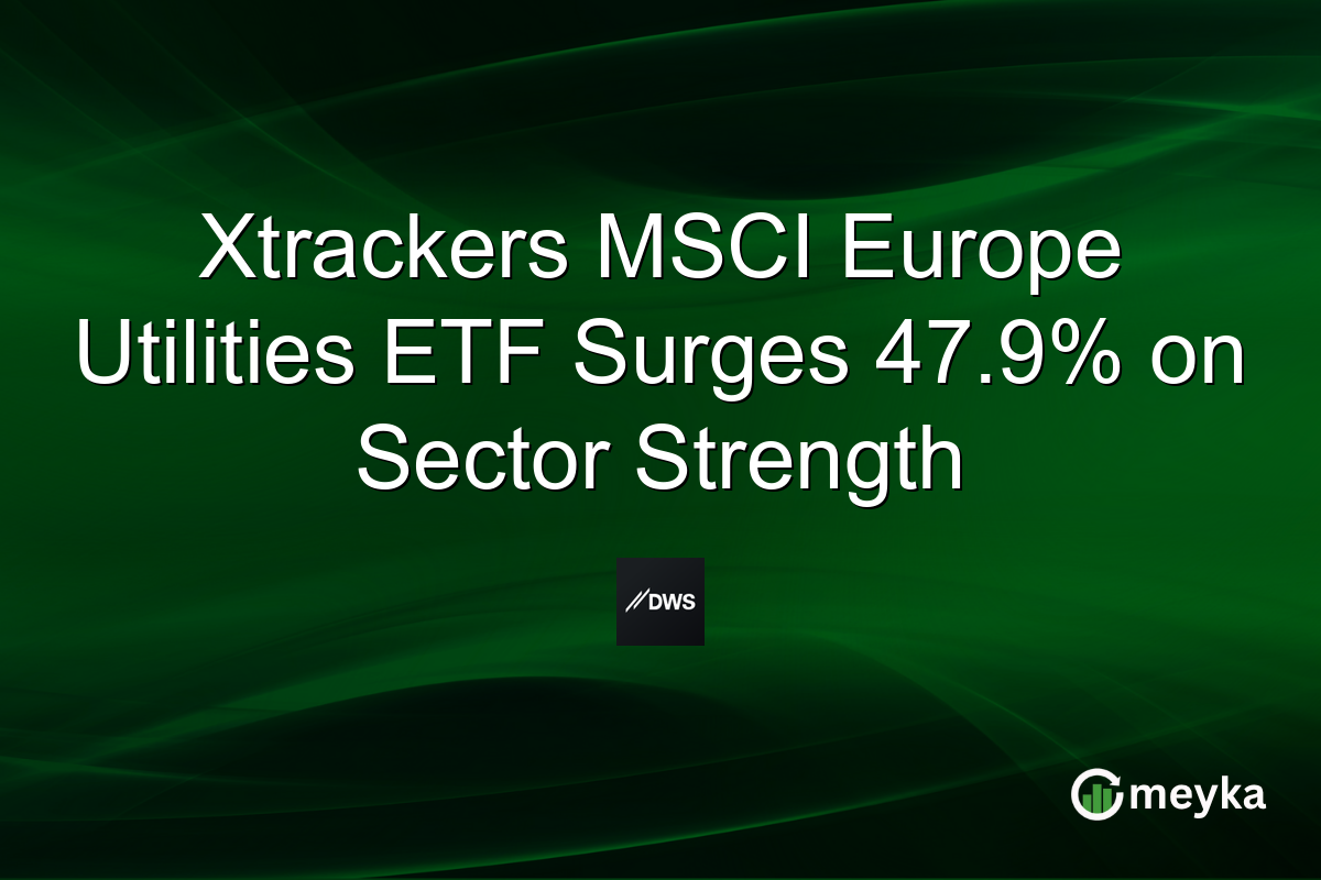 Xtrackers MSCI Europe Utilities ETF Surges 47.9% on Sector Strength