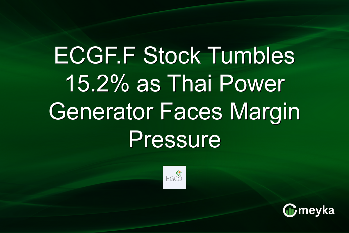 ECGF.F Stock Tumbles 15.2% as Thai Power Generator Faces Margin Pressure