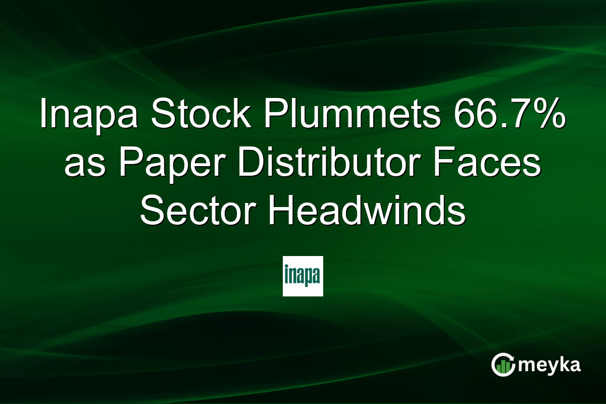 Inapa Stock Plummets 66.7% as Paper Distributor Faces Sector Headwinds