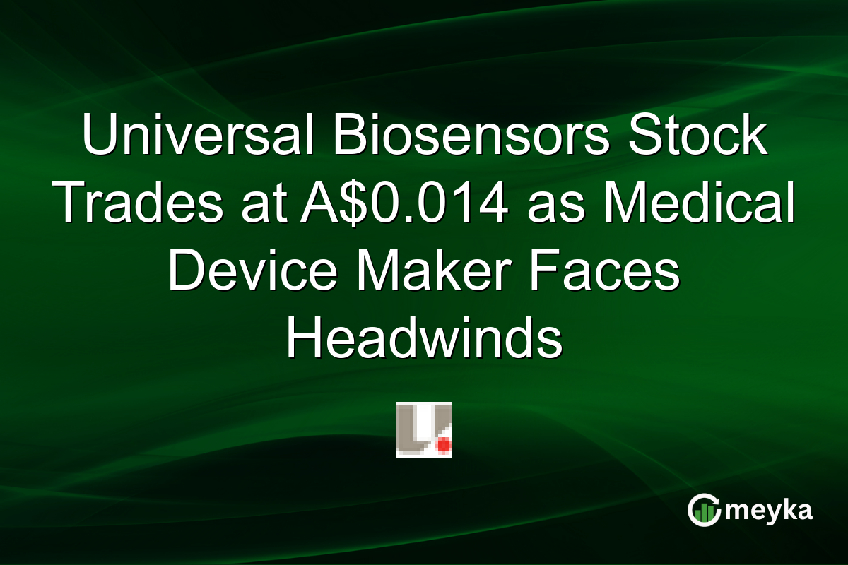 Universal Biosensors Stock Trades at A$0.014 as Medical Device Maker Faces Headwinds